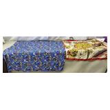 Vtg Souvenir Scarf. Features an illustrated map of
