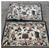 2-Rugs 33" x 45"