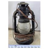 Vintage Black Dietz Little Wizard  NY USA Lantern