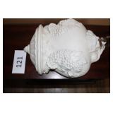 Plaster Abco decorative wall fountain, non