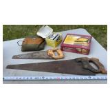 Hand Saws, BucketBoss Tool Carrier, Dowling Jig,