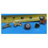 World Jewish Congress Lapel Pin, Letterman Club,