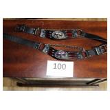 WESTERN BOOT CHAINS, SKULLS, & FLAMES