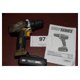 Shop Series 18 volt 3/8"drill driver, no charr