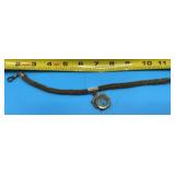 Victorian-Era Hairwork Watch Chain. Features a