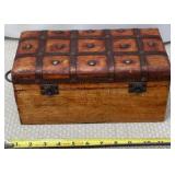 Antique Wooden Storage Chest
