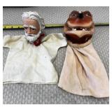 Vtg Hand Puppets