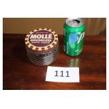 111m Mole brushless shave cream, glass jar