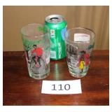 110m Libby Good Days & Treasure Island glasses, ns