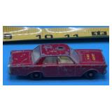 Matchbox Lesney Ford Galaxie Fire Chief Car