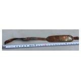 Leather Rifle Sling. Features a hand-tooled or