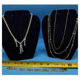Rhinestone Choker. Features a gold-tone setting