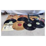 Collection of Vintage Vinyl and Shellac Records.
