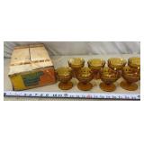 Whitehall by Colony 8pc Sherbet Set 2053 Gold