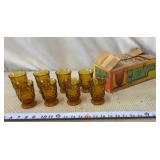 Whitehall by Colony 8pc 5oz Juice Set, 2050 Gold