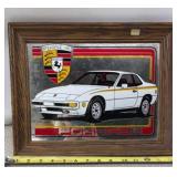 Framed Porsche 924 Mirror-1970s-80s