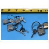 Miniature Padlocks & Keys
