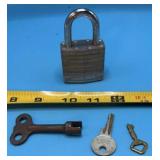 Padlock and Keys