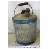 Galvanized Metal Gas or Kerosene Can