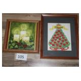 Christmas pictures 15"x12" & 11 ½"x11"