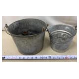 2-Metal Galvanized Buckets