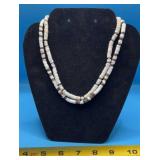 2-Vtg Southwest-Style Necklaces. Features white