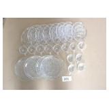 Lot of 2 luncheon sets with cups as shown
