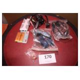 Headphones, electric razor & misc