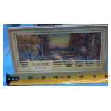 Vtg Framed Advertising Thermometer from "Eli &