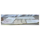Vtg Handmade Lace Doilies and Embroidered Linens