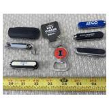 Keychains, Pocket Knives