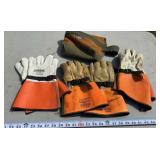 Salisbury Leather Glove Protectors and BucketBoss