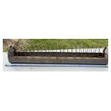 Vtg Galvanized Metal Chicken Feeder
