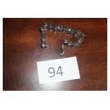 Lynx motorcycle chain bracelet 9 ½"