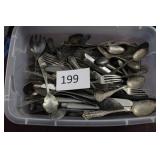 Assorted vintage flatware