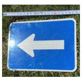 Directional Road Sign