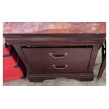 2 Drawer Night Stand with Chairs