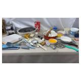 Tupperware, Kitchen Utensils, Sunbeam Toaster and