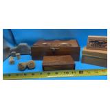Musical Box/Cuff Link Organizer with Cuff Links,