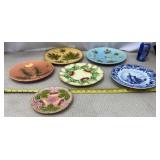 Decorative Plates. Embossed designs of