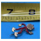 Ready Kilowatt Red Enamel 1 Inch Pin