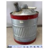 Old Ironsides 5-gallon Galvanized Metal Gas Can