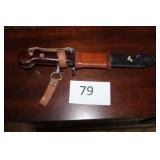 Bayonet & scabbard possibly Hungarian,