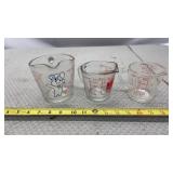 Anchor Hocking & Pyrex Measuring Cups includes