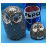 Pigeon Forge Pottery Owl Figurines designed by