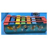 1950s Walt Disney Metal Xylophone Toy #135 Mickey