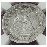 1878-CC Seated Liberty Quarter