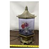 Fiber Optic Floral Color Changing Lamp