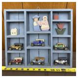 Readers Digest Collector Cars With Wood Shelf