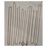 Lot of Fashion Jewelry Chains
